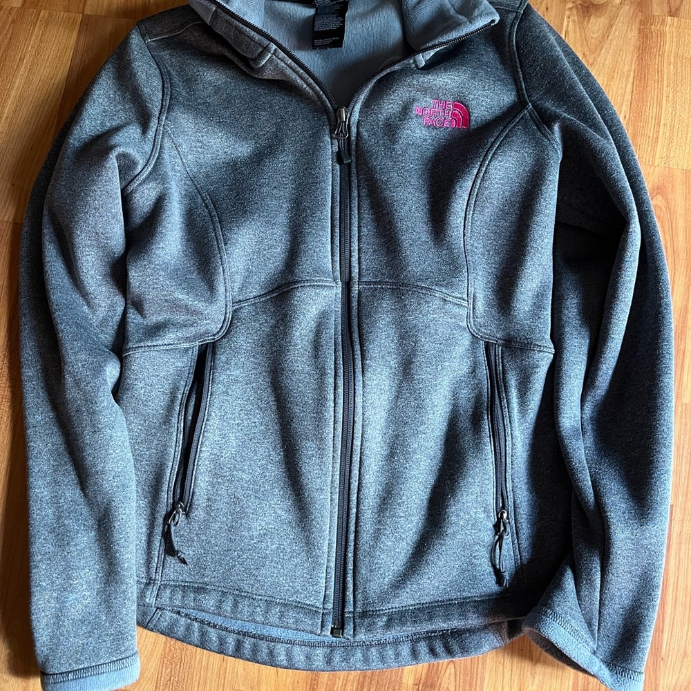 The North Face Gray Fleece Jacket women’s small